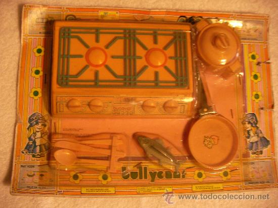 Figuras de goma y PVC: ANTIGUO SET DE COCINA BULLYCAN EN SU BLISER SIN ABRIR - Foto 1