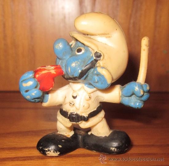 Figuras de Goma y PVC: PITUFO,GUARDIA DE TR&Aacute;FICO,PEYO,PVC