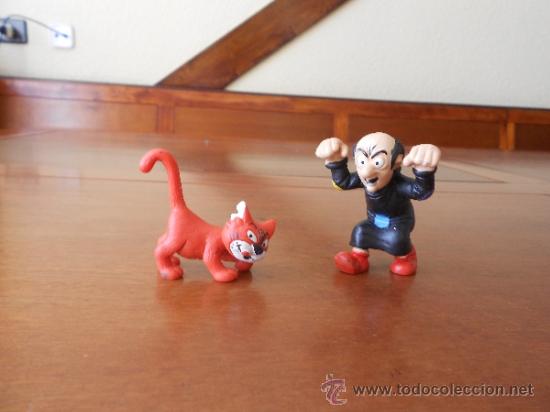 Figuras de goma y PVC: GARGAMEL Y AZRAEL. PITUFOS. PITUFO. SCHLEICH GERMANY REF (EV) - Foto 1
