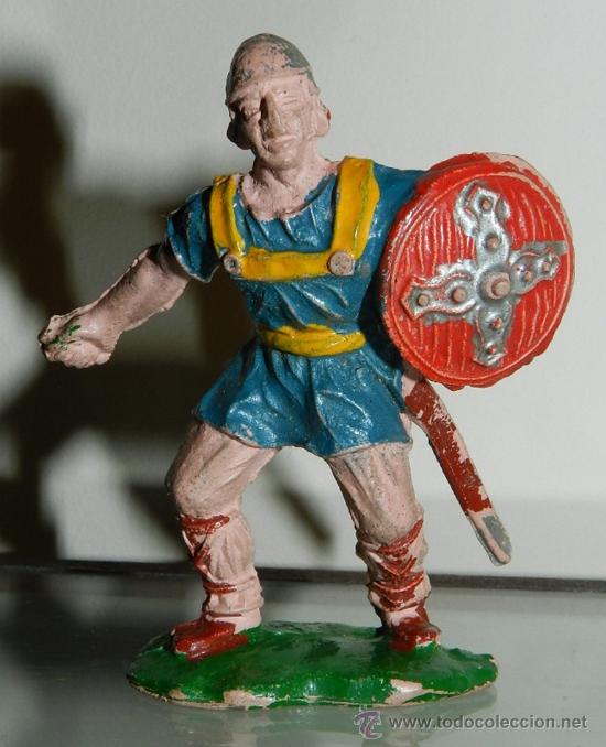 Gummi- und PVC-Figuren: ANTIGUA FIGURA DE VIKINGO, TAL COMO SE PUEDE VER.