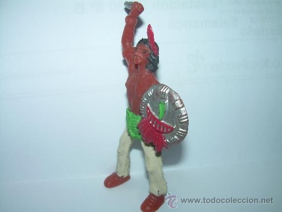 Figuras de goma y PVC: FIGURA DE INDIO.....COMANSI.....N&ordm;.15 - Foto 2