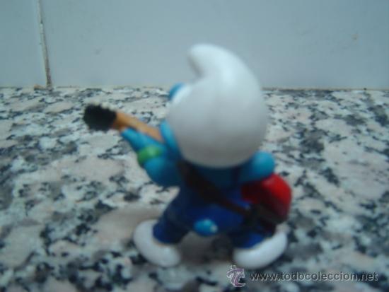 Figuras de goma y PVC: PITUFO GUITARRISTA PEYO 1987 - Foto 2