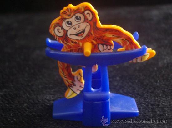 Figuras de Goma Kinder: Kinder - Mono en barras gira de un lado a otro A&ntilde;o 1998 - K98 N&ordm; 50