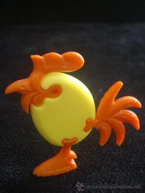 Figure di Gomma e PVC: Kinder - Figura Gallo - A&ntilde;o 1996 - K96 N&ordm; 6