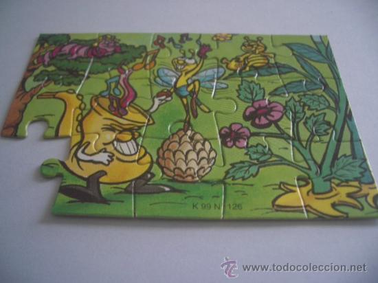 Figure di Gomma e PVC: Kinder - Puzzle Kinder - A&ntilde;o 1999 - K99 N&ordm; 126 - 14 piezas falta una