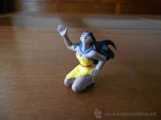 Figure di Gomma e PVC: FIGURA DE INDIA NATIVA, HAWAIANA O SIMILAR, MARCA YOLANDA A&Ntilde;O 1995.