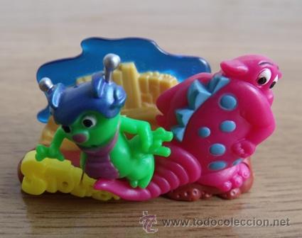 Figure di Gomma e PVC: Figura PVC Kinder Sorpresa de la Colecci&oacute;n Tinas und Toms Galaxis Abenteuer