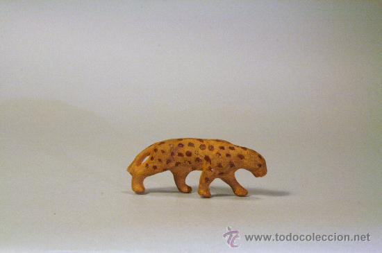 Figuras de goma y PVC: Leopardo. A&ntilde;os 50. - Foto 1