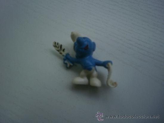 Figuras de Goma y PVC: ANTIGUO PITUFO ESCRIBIENTE - SMURF
