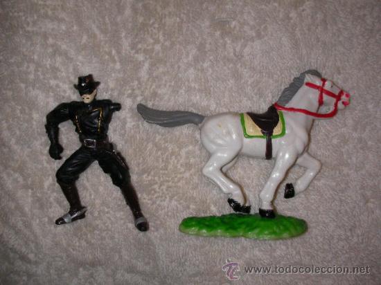 Figuras de goma y PVC: ENMASCARADO Y CABALLO - Foto 1