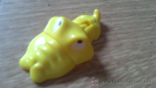 Figuras de goma y PVC: cocodrilo a3 amarillo - Foto 1
