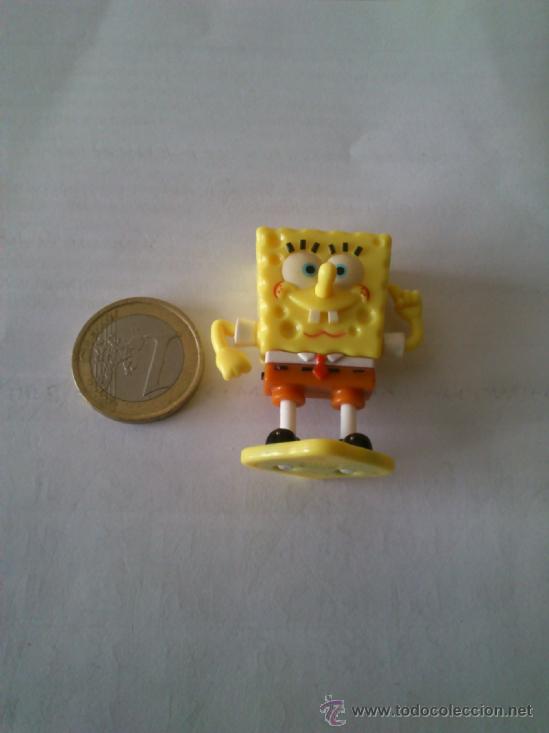 Figuras de goma Kinder: Bob Esponja Mu&ntilde;eco De Huevo Kinder. - Foto 1