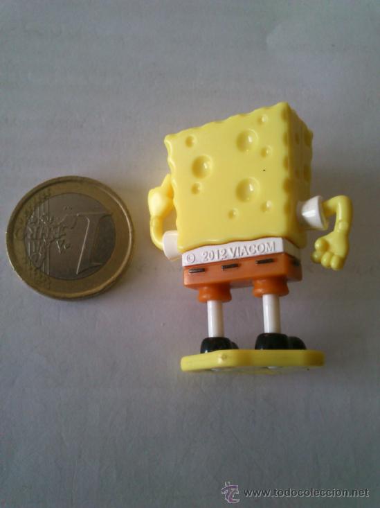 Figuras de goma Kinder: Bob Esponja Mu&ntilde;eco De Huevo Kinder. - Foto 2