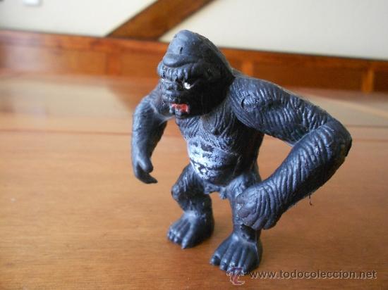 Figuras de goma y PVC: FIGURAS DE ANIMALES: GORILA - Foto 1