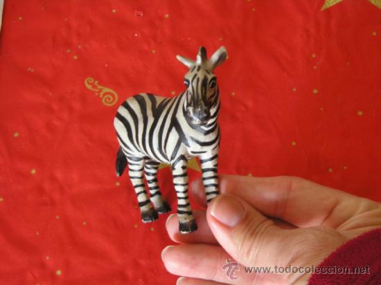 Figurines en Caoutchouc et PVC: Schleich Alemania 1998 - Cebra Zebra colores blanco y negro - MUY DETALLADA - Leves faltas pintura