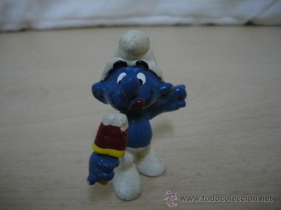 Figuras de goma y PVC: PITUFO, SCHLEICH 1978, PEYO 111-1 - Foto 6