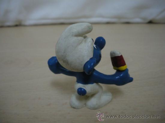 Figuras de goma y PVC: PITUFO, SCHLEICH 1978, PEYO 111-1 - Foto 5