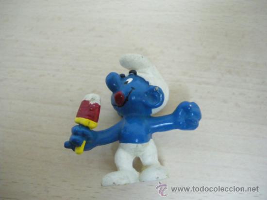 Figuras de goma y PVC: PITUFO, SCHLEICH 1978, PEYO 111-1 - Foto 3