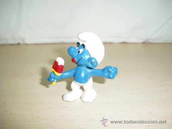 Figuras de goma y PVC: PITUFO, SCHLEICH 1978, PEYO 111-1 - Foto 2