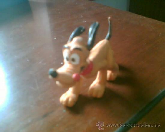 Figuras de goma y PVC: Pluto. Figura de Disney. 1980 - Foto 1