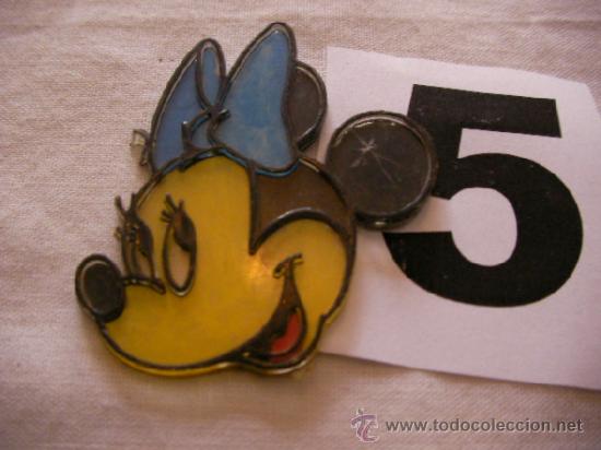 Figuras de goma y PVC: PLACA MINNIE - MICKEY - DISNEY - Foto 1