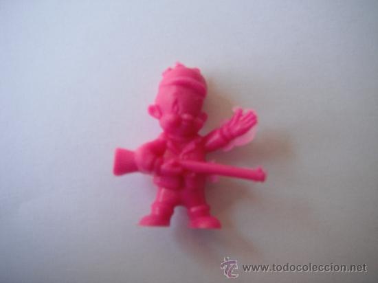 Figuras de goma y PVC: FIGURAS DUNKIN .WARNER. HELMER -MORADO-. - Foto 2
