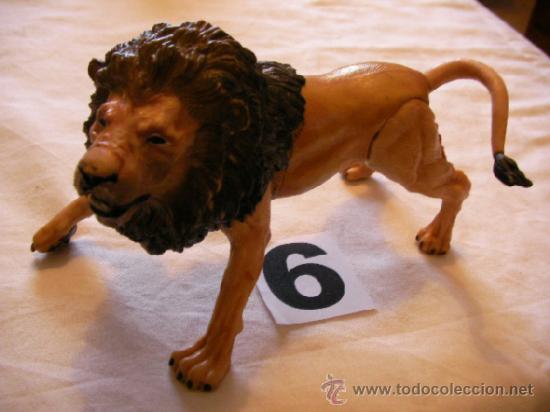 Figuras de goma y PVC: LEON GRANDE ARTICULADO - Foto 1