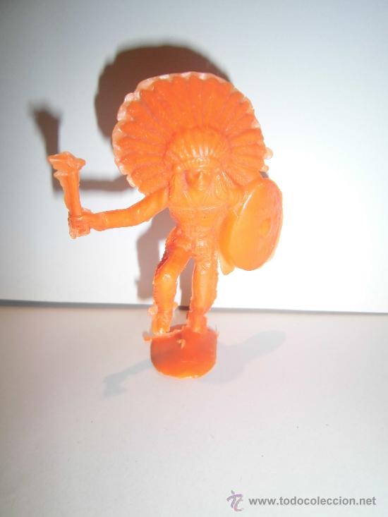 Figuras de goma y PVC: INDIO DE PLASTICO - Foto 1