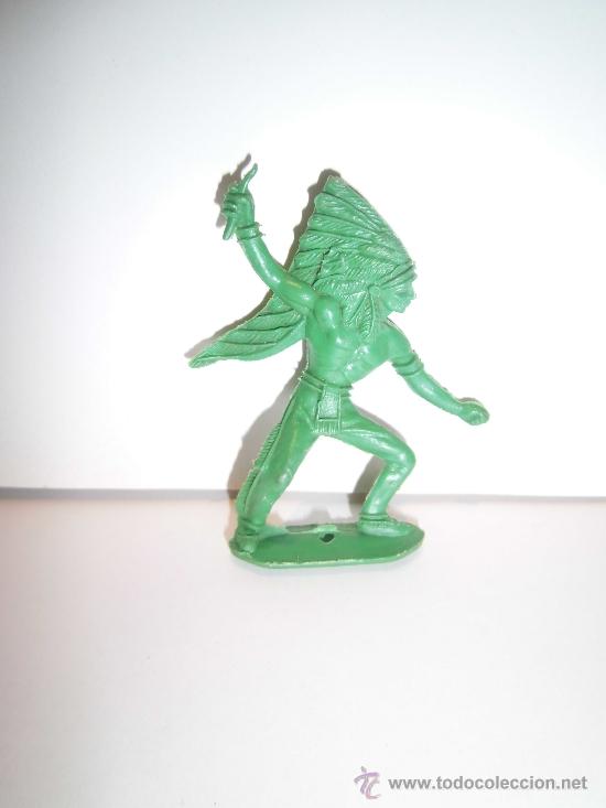 Figuras de goma y PVC: INDIO DE PLATICO COMANSI - Foto 1