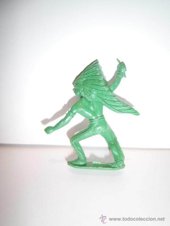 Figuras de goma y PVC: INDIO DE PLATICO COMANSI - Foto 2