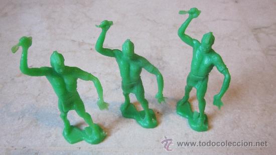 Figuras de goma y PVC: TRES INDIOS - Foto 1