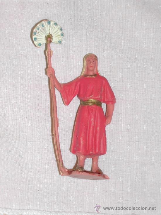Figuras de Goma y PVC: Figurita de fabricante desconocido. &iquest;Egipcio, Arabe? - 7 cm. (sin contar el baston)