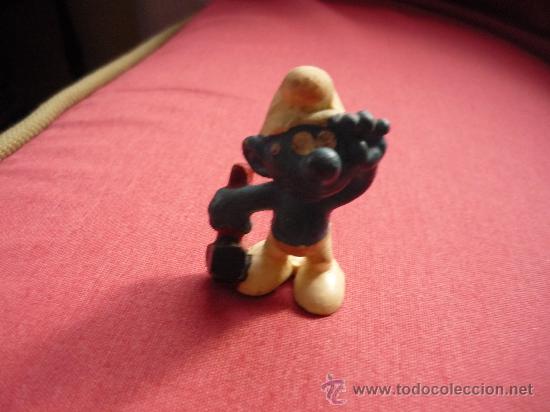 Figuras de Goma y PVC: Figura pvc - pitufo / pitufos - CON MARTILLO -  A&Ntilde;OS 80