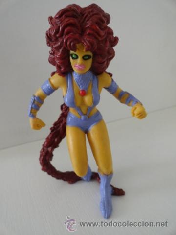 Figuras de goma y PVC: figura superheroe d.c. comics starfire  de comics spain 1991 - Foto 1