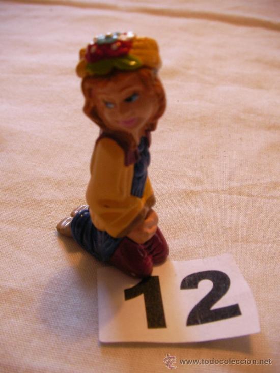 Rubber and PVC Figures: CHICA CON FLORES EN LA CABEZA - ENVIO GRATIS A ESPA&Ntilde;A