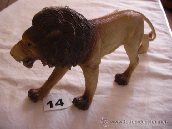 Figuras de goma y PVC: LEON TAMA&Ntilde;O GRANDE - Foto 1