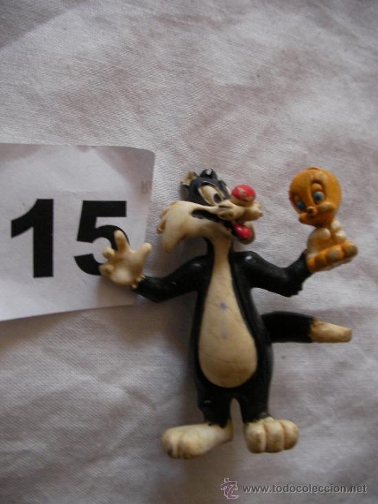 Figurines en Caoutchouc et PVC: CANARIO CON LINDO GATITO - ENVIO GRATIS A ESPA&Ntilde;A