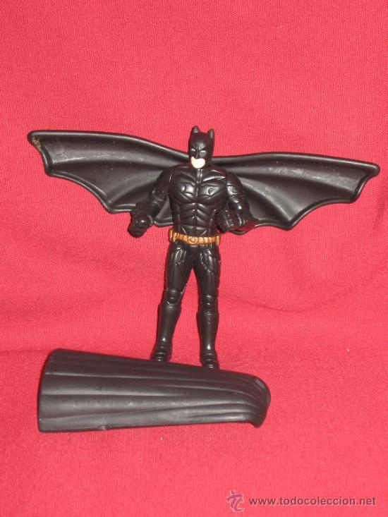 Figuras de goma y PVC: FIGURA DE PLASTICO DE BATMAN CON ALAS Y CAPA INTERCAMBIABLES - Foto 1