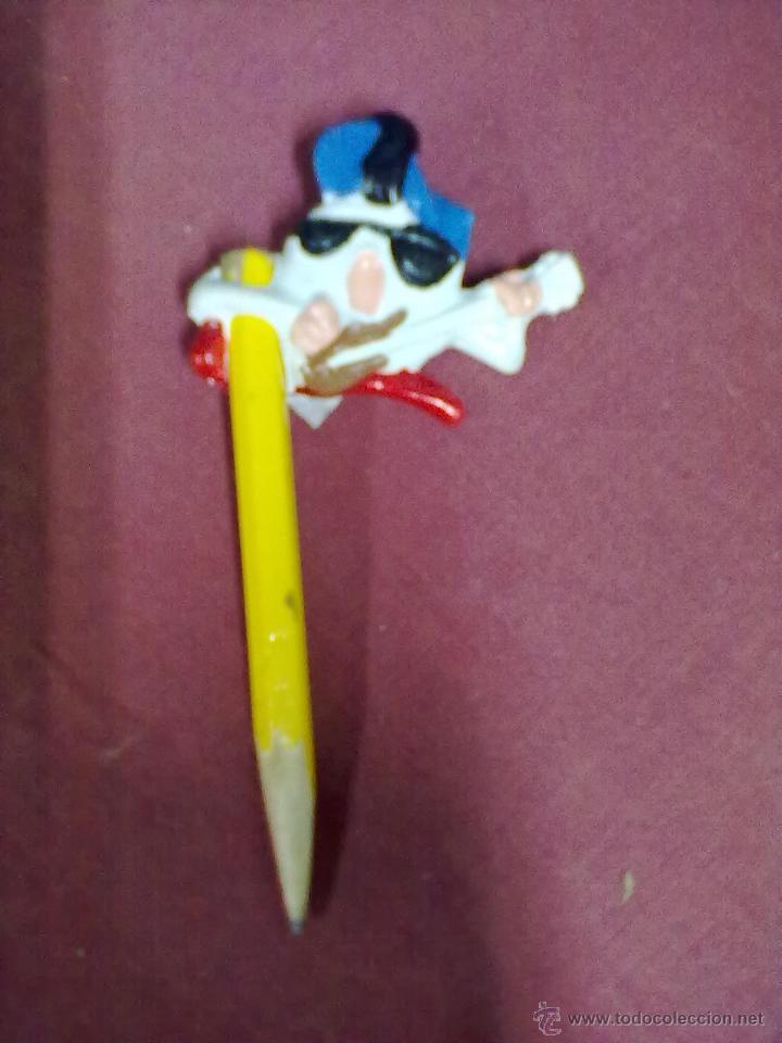 Kinder &Uuml;berraschung: LOTE DE SEIS FIGURAS PARA DECORAR LAPICEROS KINDER VINTAGE