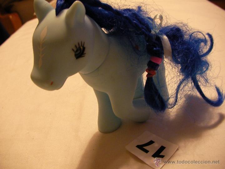 Figuras de Borracha e PVC: PEQUE&Ntilde;O PONY AZUL TAMA&Ntilde;O MEDIANO