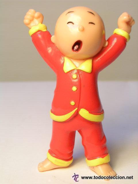 Rubber and PVC Figures: CAILLOU CON GORRA MU&Ntilde;ECO FIGURA PVC COLECCION YOLANDA - NUEVA A ESTRENAR
