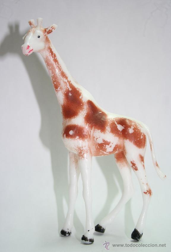 Figuras de goma y PVC: COMANSI JIRAFA DE PLASTICO SERIE ZOO - Foto 1