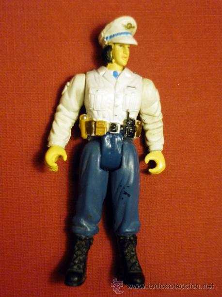 Figurines en Caoutchouc et PVC: antigua figura de goma y pvc articulada marcada n&ordm; 5 mide 9,5cm