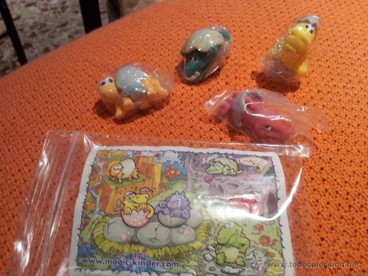 Kinder Figures: FIGURA HUEVO KINDER 4 HUEVOS DE DINOSAURIOS