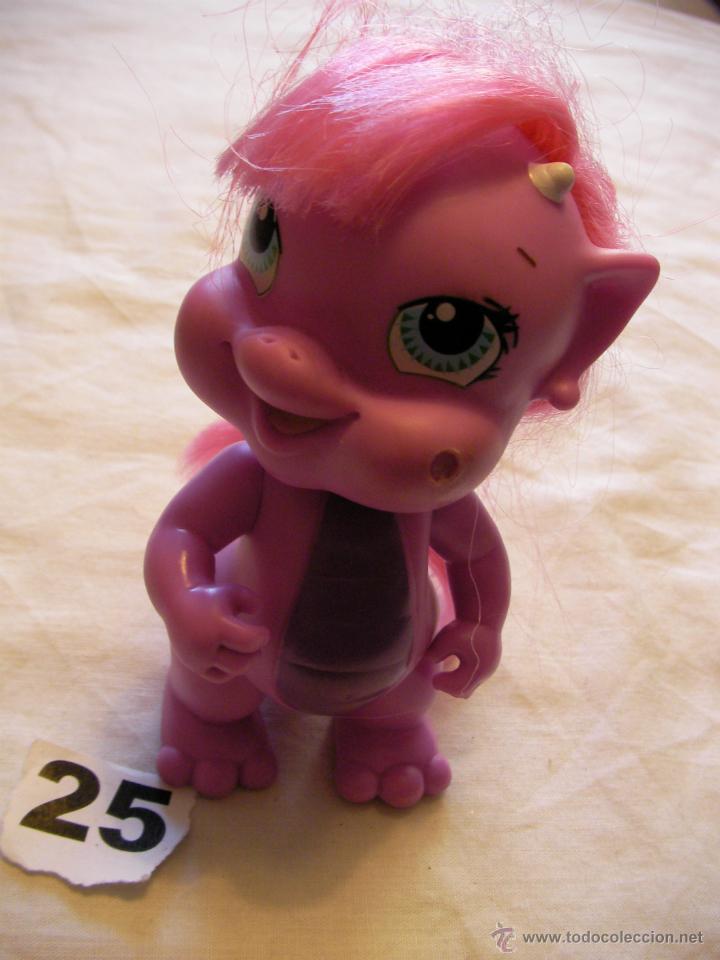 Figuras de goma y PVC: MU&Ntilde;ECO DINOSAURIO ROSA - Foto 1