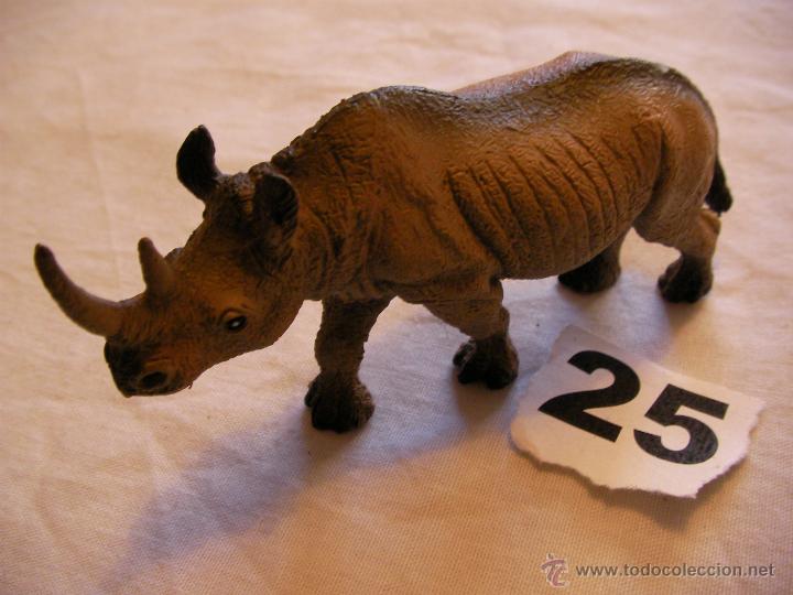Figuras de goma y PVC: RINOCERONTE - ENVIO GRATIS A ESPA&Ntilde;A - Foto 1