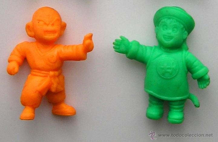 Figure di Gomma e PVC: Lote de 2 figuras de Bola de Dragon de goma (Dragonball)