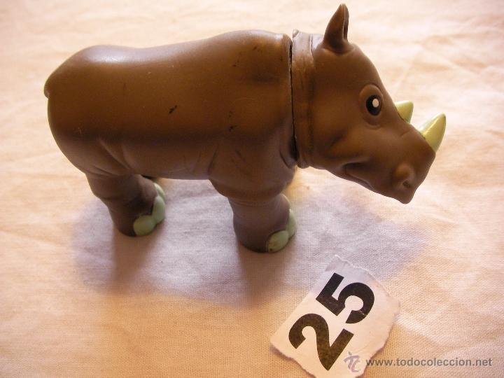 Figuras de goma y PVC: RINOCERONTE - ENVIO GRATIS A ESPA&Ntilde;A - Foto 1