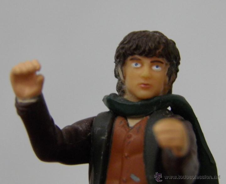 Figuras de goma y PVC: FRODO,EL SE&Ntilde;OR DE LOS ANILLOS, NLP  2001 - Foto 2