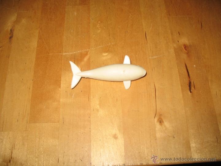 Gummi- und PVC-Figuren: JUGUETE TOY FIGURA PVC BALLENA BLANCA ANIMAL FAUNA MARINA MAR MAM&Iacute;FERO